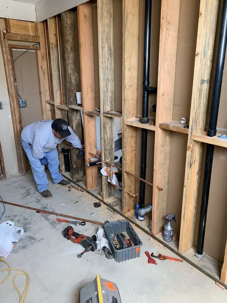 Commercial rough-in plumbing for Commercial Plumbing in Spring Grove
